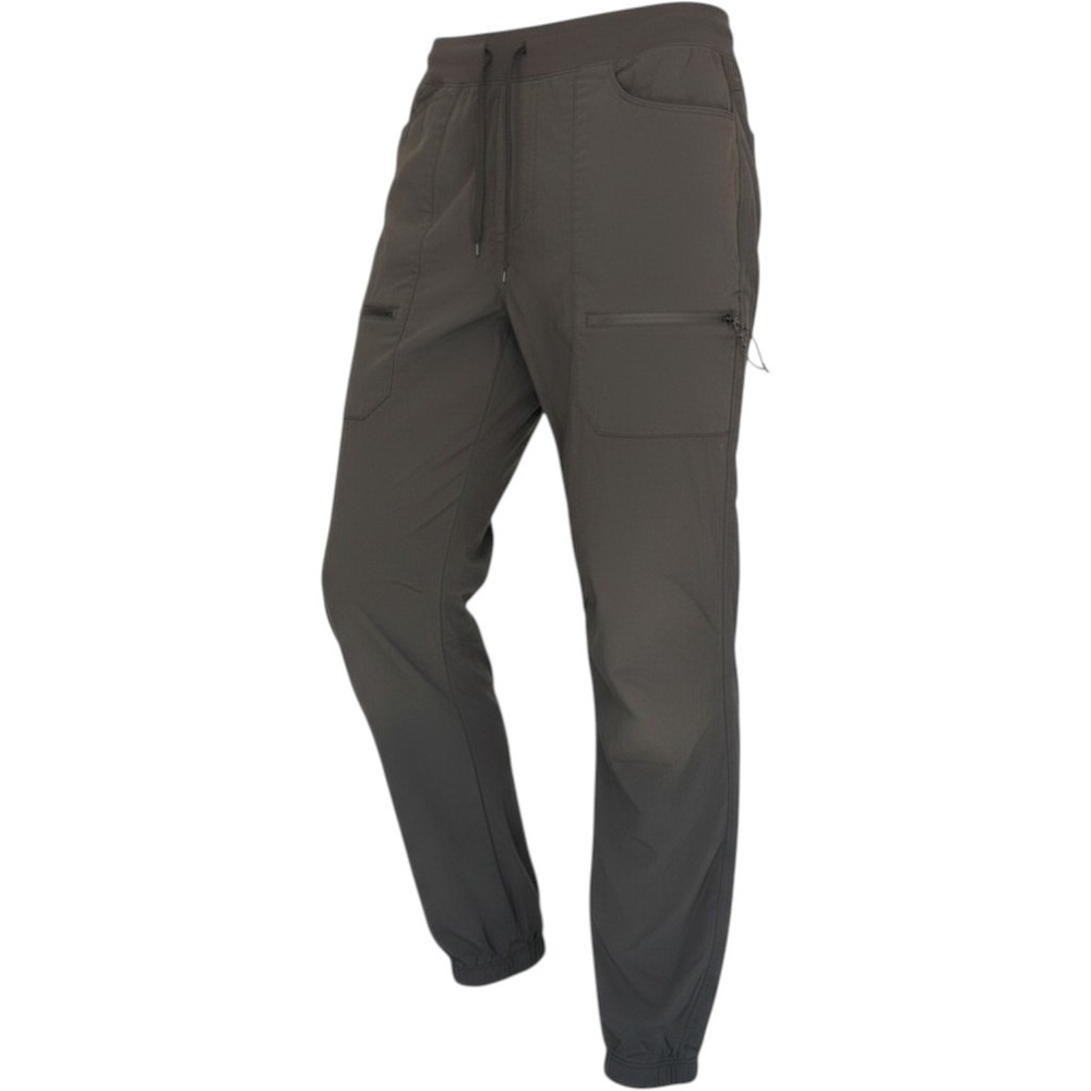 Patagonia Happy Hike Studio Pants Women Medium Gray Joggers Cargo Hiking Stretch